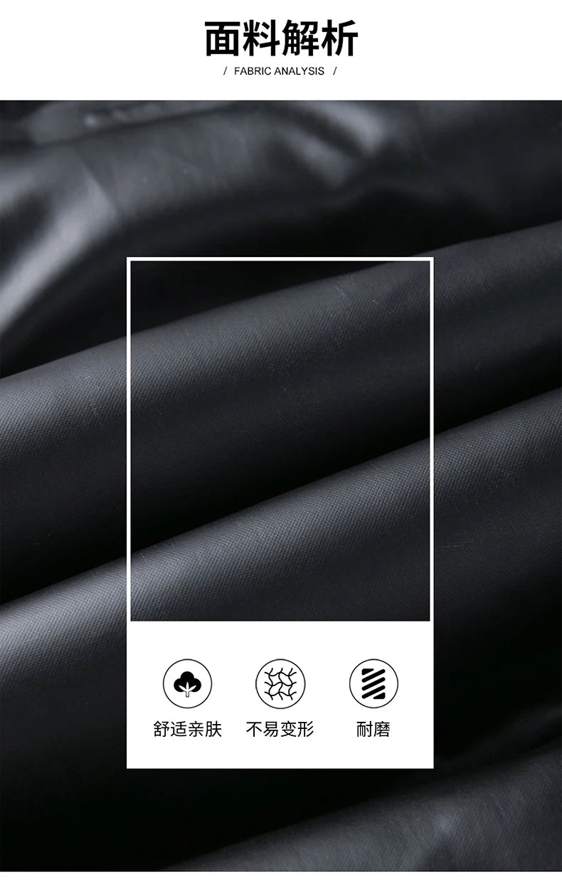 80%  White Duck Down Coat 2024 Trendy Fashion Winter Stand Collar Warm Sport Jacket Men's Thermal Thick Outwear