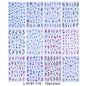 12pcs 3D Geometry Flower Leaf Nail Stickers Summer Ink Blooming Flowers Decal Slider for Nail Art Supplies Manicure Decoration