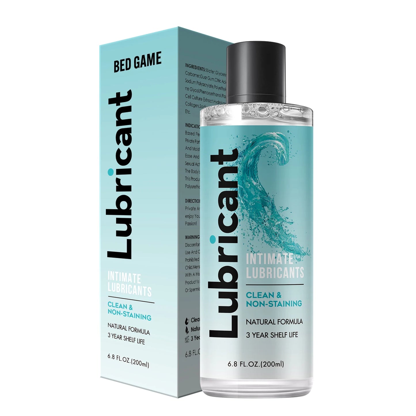 Bed Game 200ml Anal Lubricants Fruit Water Based Sex Silky Smooth Texture Lubricant Love Gel Exciter For Adult toy lubricant