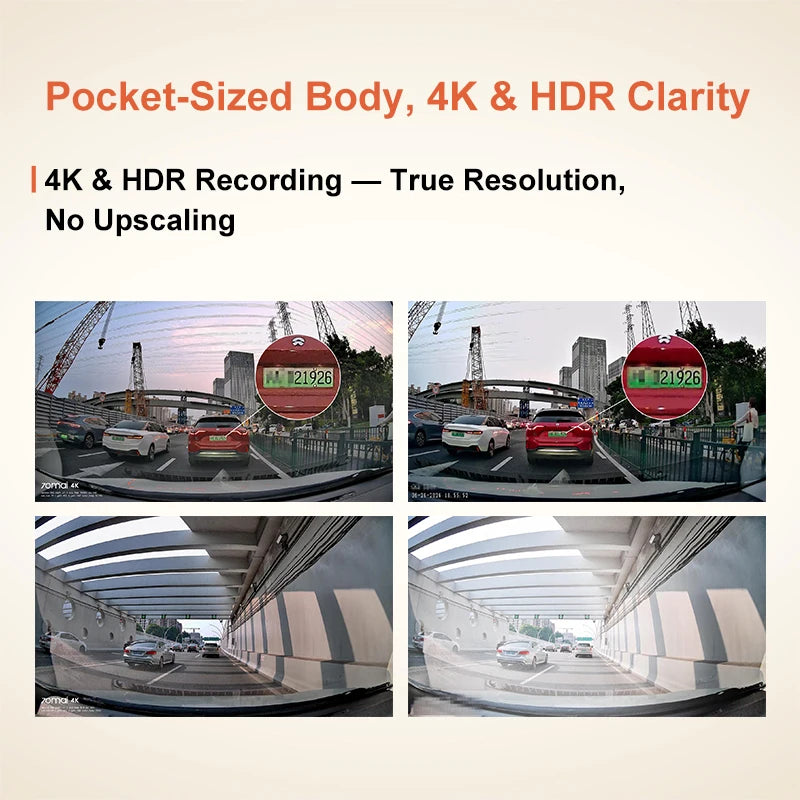 Global Version 70mai Dash Cam A800Nano 4K Image HDR GPS ADAS 24H Parking  70mai A800Nano True 4K Car DVR