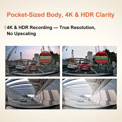 Global Version 70mai Dash Cam A800Nano 4K Image HDR GPS ADAS 24H Parking  70mai A800Nano True 4K Car DVR