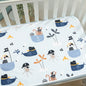 Crib Sheet Waterproof Baby Urine Changing Mat Cotton Reusable Infant Change Diaper Pad Cover Washable Newborn Bed Nappy Mattress