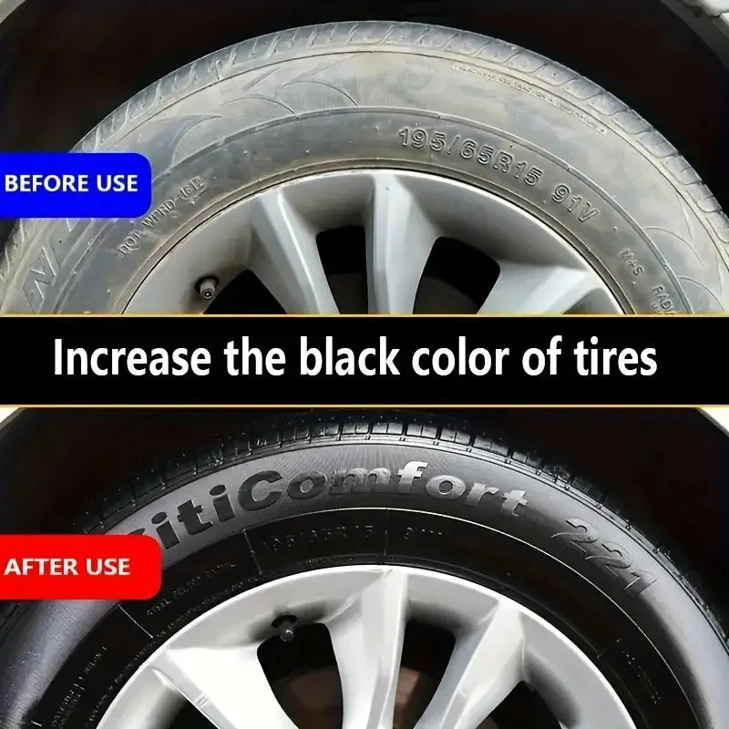 Car Tire Plastic Refurbishment, Interior Polish Wax, Tire Protectant, Black Car Paint Restoration and Nano-Crystal Coating