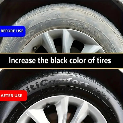 Car Tire Plastic Refurbishment, Interior Polish Wax, Tire Protectant, Black Car Paint Restoration and Nano-Crystal Coating