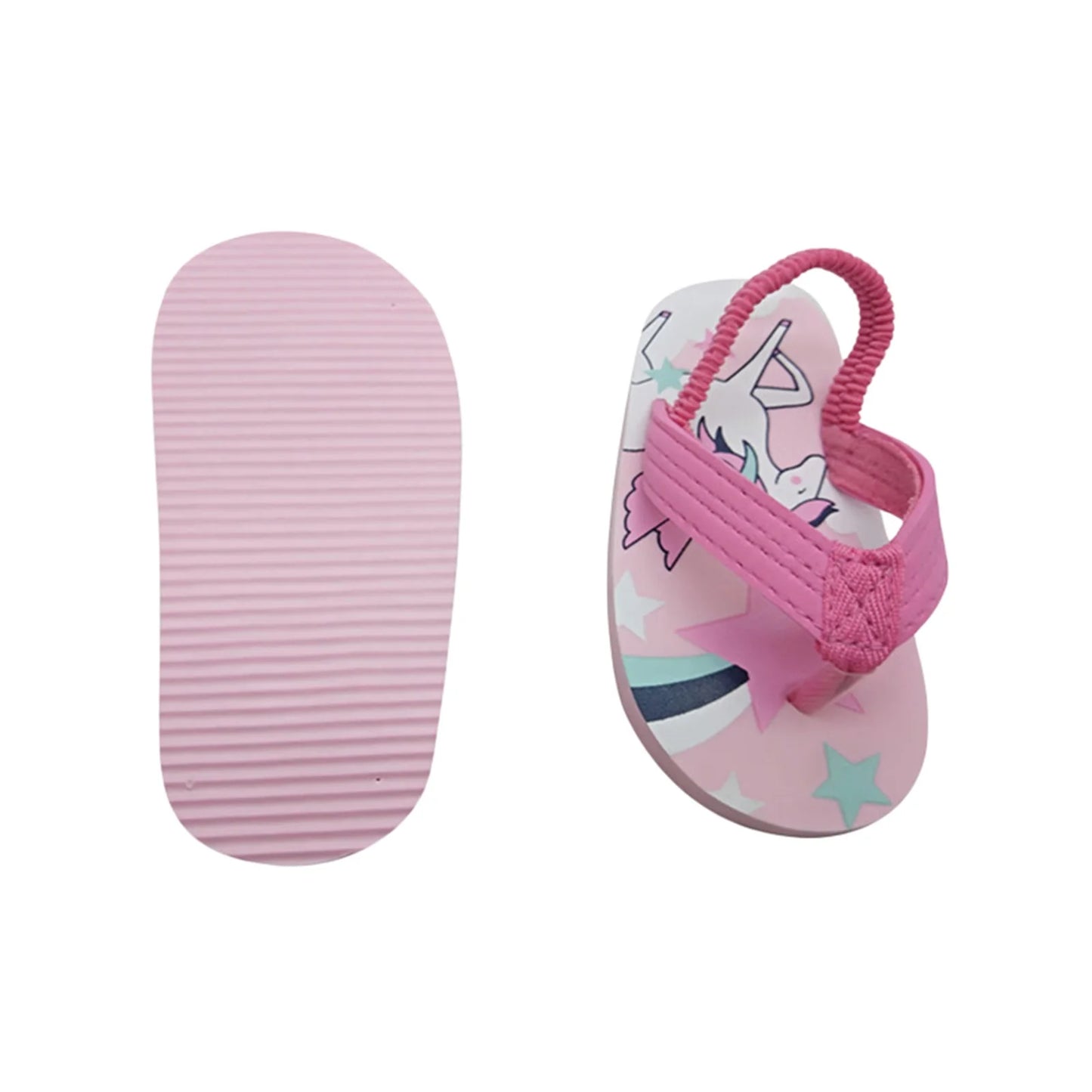 Children Flip Flops Shoes Cartoon Summer EVA Soft Sole Indoor Bathing Anti Fall Girls and Boys Sandals Beach and Pool Slippers