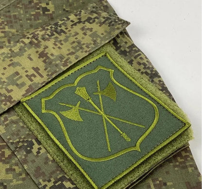 Beautifully Embroidered Russian Camouflage Combat Uniform Armband Rank Identification Badge