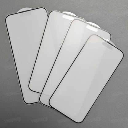 1-3Pcs Anti Fingerprint Frosted Matte Screen Protector for iPhone X XS 11 12 13 Mini 14 15 16 17 Air Pro Max Plus Tempered Glass