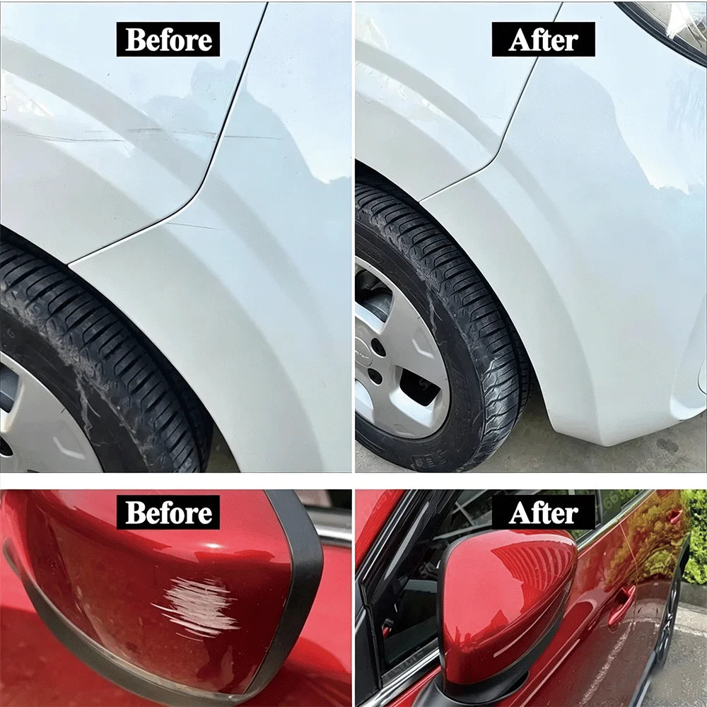 Car Wheel Hub Scratch Refurbishment Paste, Tire Rim Scratch Paint Repair Paste - Aluminum and Steel Rings Dent Restore Care