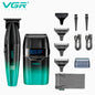 VGR Face Shaver Professional Hair Trimmer Mini Shaver Cordless Beard Trimmer Adjustable Barber Hair Clipper V-906 V-003 V-308