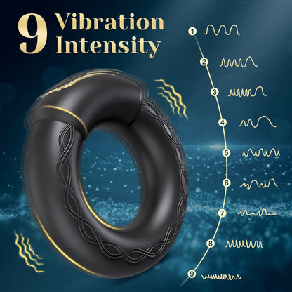 APP Bluetooth Vibrator for Men Cock Ring Penis Vibrating Penis Delay Trainer Cock Ring Glans Massager Male Sex Toys for Adult 18