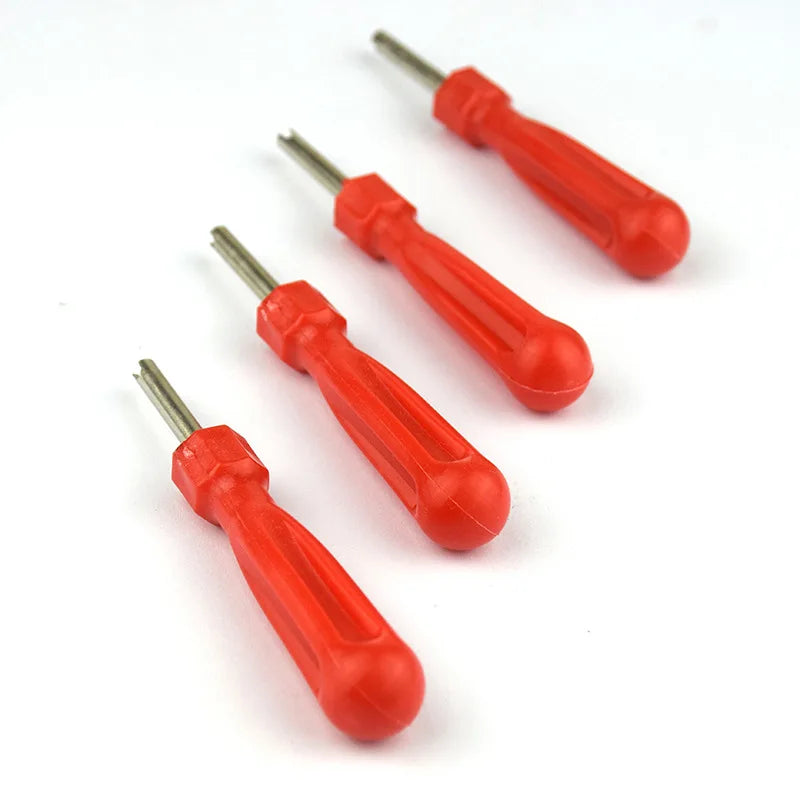 Slotted Handle Tire Valve Stem Core Remover Screwdriver Removal Tool Car Bike Bicycle Motorcycle Tire Repair Tool Car Accessory