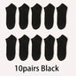 5/10-Pack Unisex Comfort-Fit Ankle Socks for All, Breathable & Lightweight - Ideal for Sports & Daily Wear