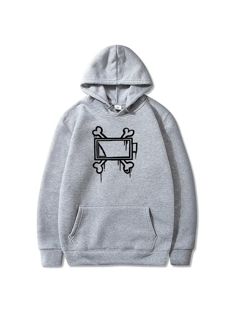New men's and women's autumn and winter fleece hoodie  Murder Drones print foreign trade leisure sports hoodie trendy men's Y2K