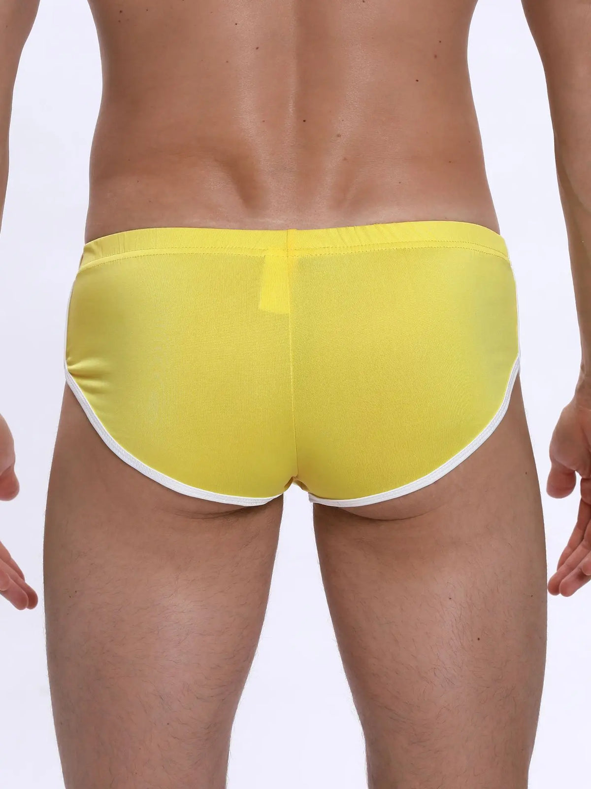 Sexy Running Elastic Sport Shorts Men's Summer Shorts Hot Pants Bar Nine Points Slim Fit Cotton Milk Silk Men's Fashion