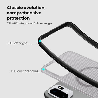 Nillkin For OnePlus 15R 5G Case for Magsafe Magnetic Frosted 360 Hard PC+TPU Soft Frame Back Cover Protection funda