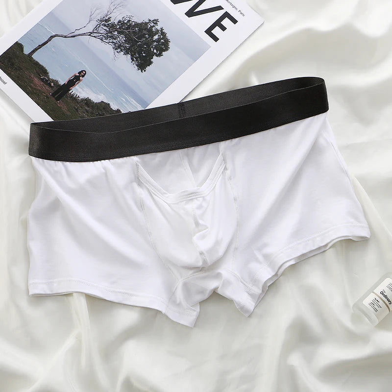 Men Boxers Sexy Underwear Long Penis Pouch Boxershorts Underpants Male Hombre Elephant Bulge Panties Lingerie