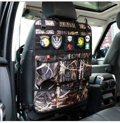 Car Organizer Seat Back Storage Bag Multifunction Camo Hanging Bags Car Stowing Tidying Pocket  Interior Accessories 1 Piece