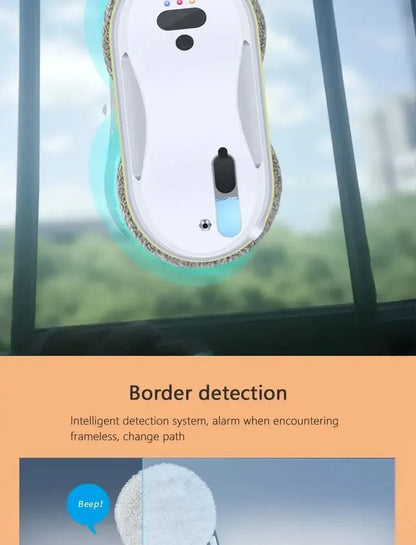 DIVEDEER Window cleaner for home use fully automatic single water spray window cleaner remote control window cleaner robot