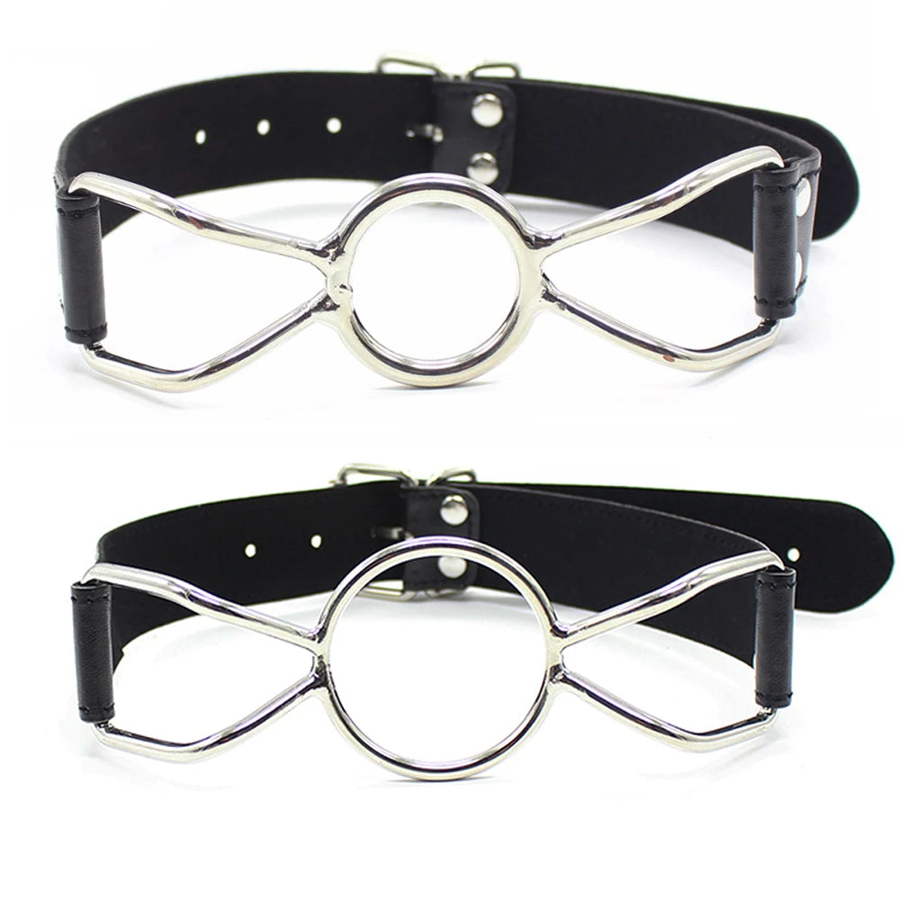 Thierry Flirting Ring Gag Open Mouth with O-Ring During Sex Bondage Restraints, Sex Toys Roleplay Adult Erotic Play for Couples