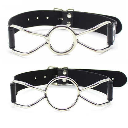 Thierry Flirting Ring Gag Open Mouth with O-Ring During Sex Bondage Restraints, Sex Toys Roleplay Adult Erotic Play for Couples