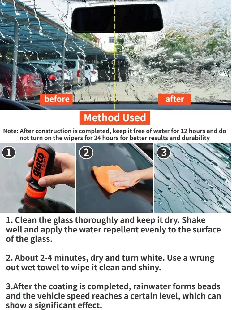 80ml Soft99 Car Glass Oil Film Remover Glaco Powerful Windshield Cleaner Car Windshield Cleaner Tool Window Glass Cleaner