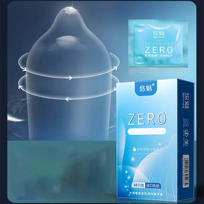 Unusual thin Condoms for couple Women G-spot Stimulation condom with mustache spike sleeve presentations Adult sex products