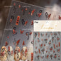 5D Gold Stamped Silver Sun Stars Snake Nail Art Stickers Totems Reliefs Self Adhesive Dark Chinese Style Manicure Decals