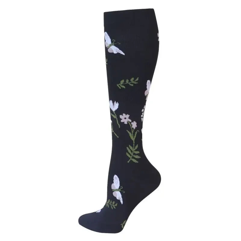 New Men Women Compression Socks for Leggings Running Marathon Pressure Soccer Adult Socks Network Red Pressure Nurse Men Socks