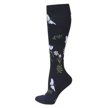 New Men Women Compression Socks for Leggings Running Marathon Pressure Soccer Adult Socks Network Red Pressure Nurse Men Socks