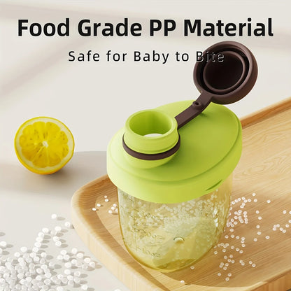 1 Meal 1 Time-New Mini 100ml Portable Travel Milk Powder Container,Baby Formula Dispenser,Storage Box,Perfectfor Outdoor Feeding