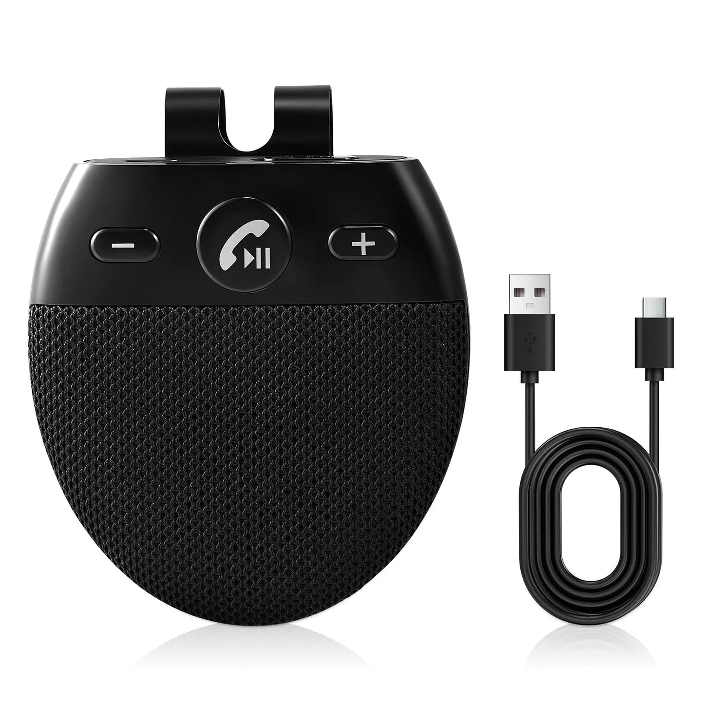 Hands Free Car Phone Kit Bluetooth Car Hands Free Kit Support 2 Phones Connection Support Siri Assistant Hands Free Speaker