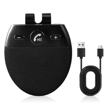 Hands Free Car Phone Kit Bluetooth Car Hands Free Kit Support 2 Phones Connection Support Siri Assistant Hands Free Speaker