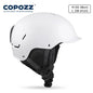 COPOZZ Certificated Ski Helmet Husband Integrally-Molded Snowboard Helmet with Magnetic Bukcle Motorcycle Snow Men Women Adult