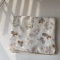 Baby Blanket Floral Soft Cotton Muslin Newborn Swaddle Wrap Receiving Blanket Quick Dry Bath Towel Baby Stroller Cover