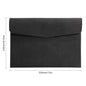 PU Leather A4 Document Bag, 7 Colors, File Folder for Office & Travel, Stylish Organizer