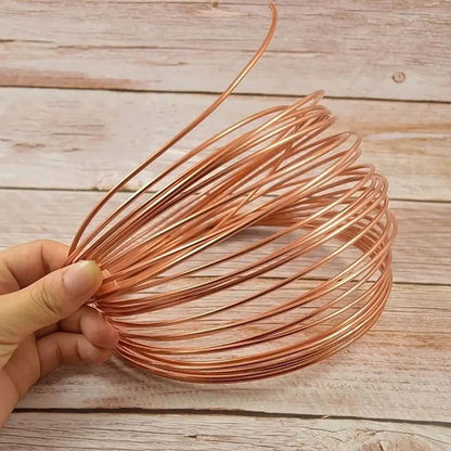 1Pcs Durable 1 Meter Copper Tube Coil 99.9% Pure Copper Soft T2 Copper OD 2-12mm ID 1-10mm Wire Pipe Airs Conditioner Cooling