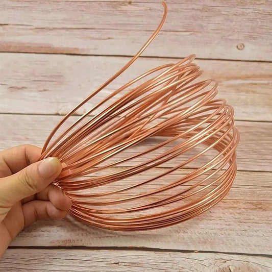 1Pcs Durable 1 Meter Copper Tube Coil 99.9% Pure Copper Soft T2 Copper OD 2-12mm ID 1-10mm Wire Pipe Airs Conditioner Cooling
