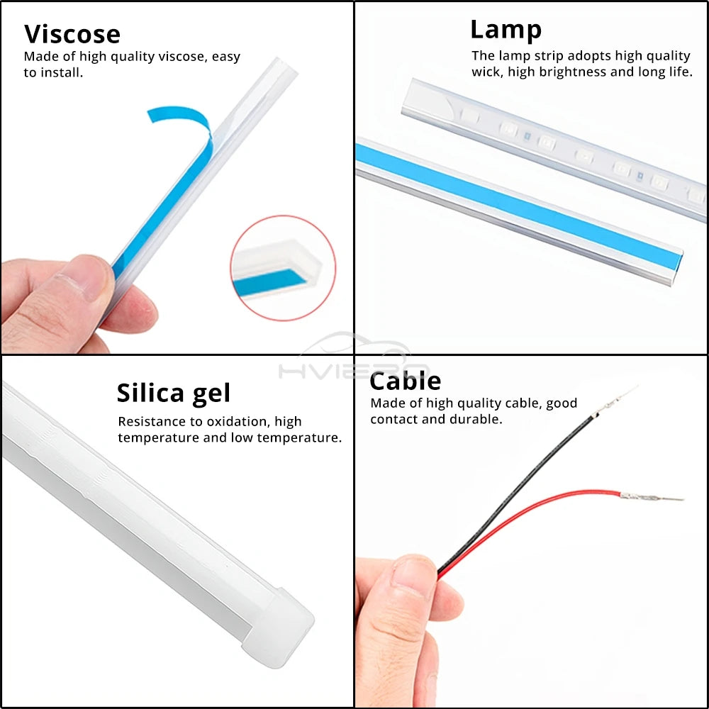 Car Door Opening Warning Flash Led Welcome Light Parking Safety auto Strobe Signal Lamp Waterproof Auto Decorative Ambient Bulb