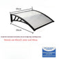 Window Awning Door Canopy 60x60 80x80 60x100 Window Awning Overhead Modern Polycarbonate Cover Outdoor Front Porch Patio Canopy