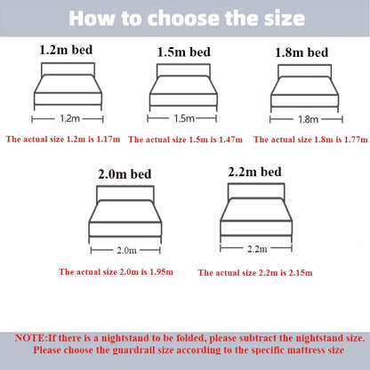 IMBABY Bed Guardrail Liftable Crib Protectors Adjustable Handrail Bed Safety Children Washable Baby Safety Bed Barrier Bumper