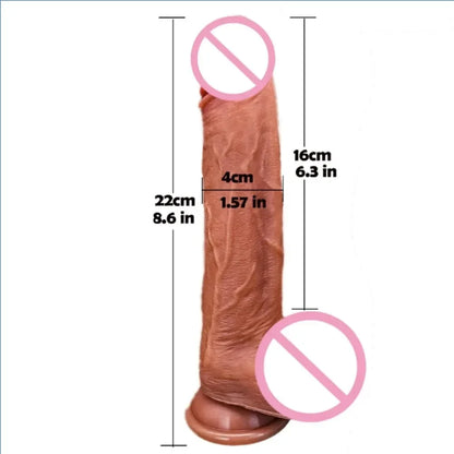 Realistic Dildo Telescopic Vibrator Female APP Remotely Controlled Heating Big Penis Massager Masturbator Sex Toys for Women