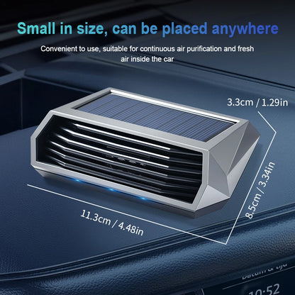 1pc, Solar Purifier, Automatic Operation, Air Purifier with Vibration Sensor, Can Significantly Improve the Air Inside the Car I