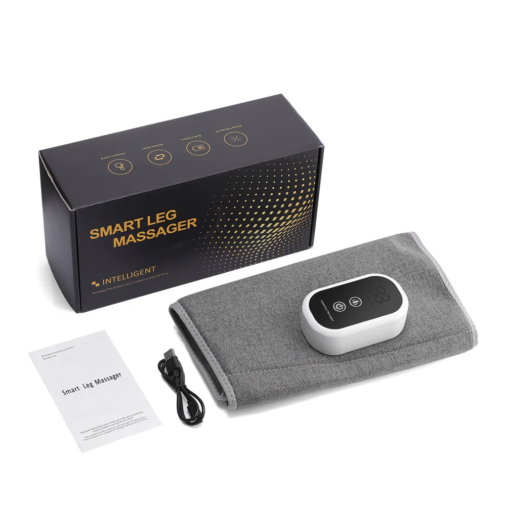 Eletric 360° Air Pressure Calf Massager Wireless Leg Massage 3 Mode Airbag Compresstion Relax Foot Calf Muscle Blood Circulation