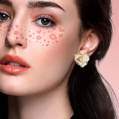 1pc Hot Stamping Freckles Makeup Sticker Metallic Radiation Golden Silver  Fake Freckles Temporary Tattoo Stickers Face Makeup