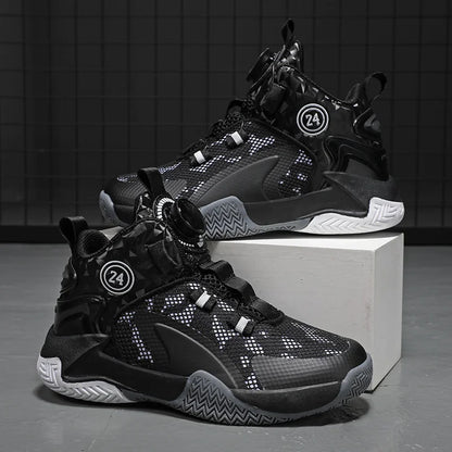 Kids Basketball Shoes Boys Sneakers Non-slip Child Trainer Basket Shoes Outdoor Children Sport Shoes