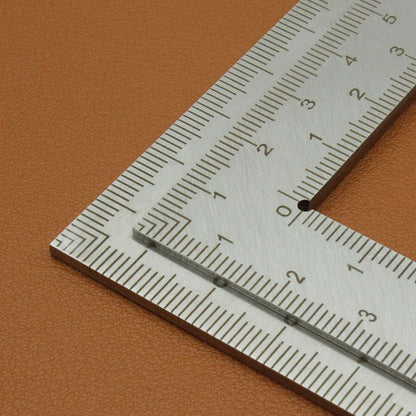 Mini Framing Ruler L Square Stainless Steel Right Angle Ruler Precision Measuring Layout Tool For Building Framing Gauges