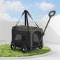 Folding Dog Stroller, Pet Folding Stroller, 4 Wheels Dog/Cat Puppy Stroller Pet Travel Carriage Case
