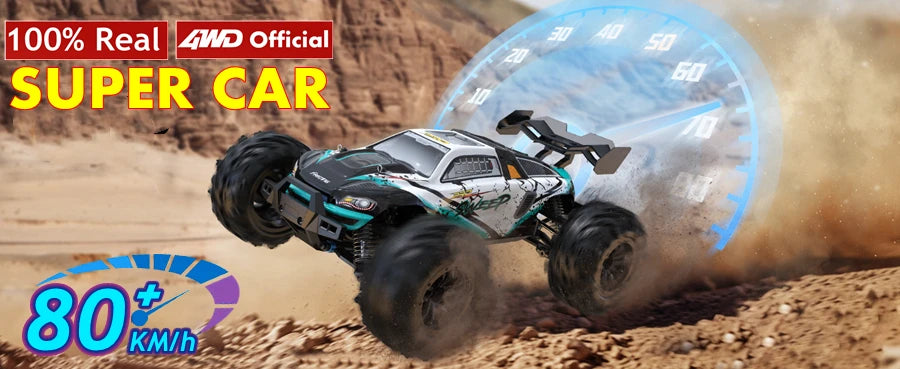 4WD Remote Control Car Off Road 4x4 RC Car High Speed Buggy Truck Super Brushless 50 or 80KM/H Fast Drift Racing Toy Gift