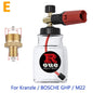 KAIKARAI High-Pressure Cleaning Gun Black-red Foam Watering Can Simple Car Washing Tools Outdoor Garden Washing Machine Bubbler