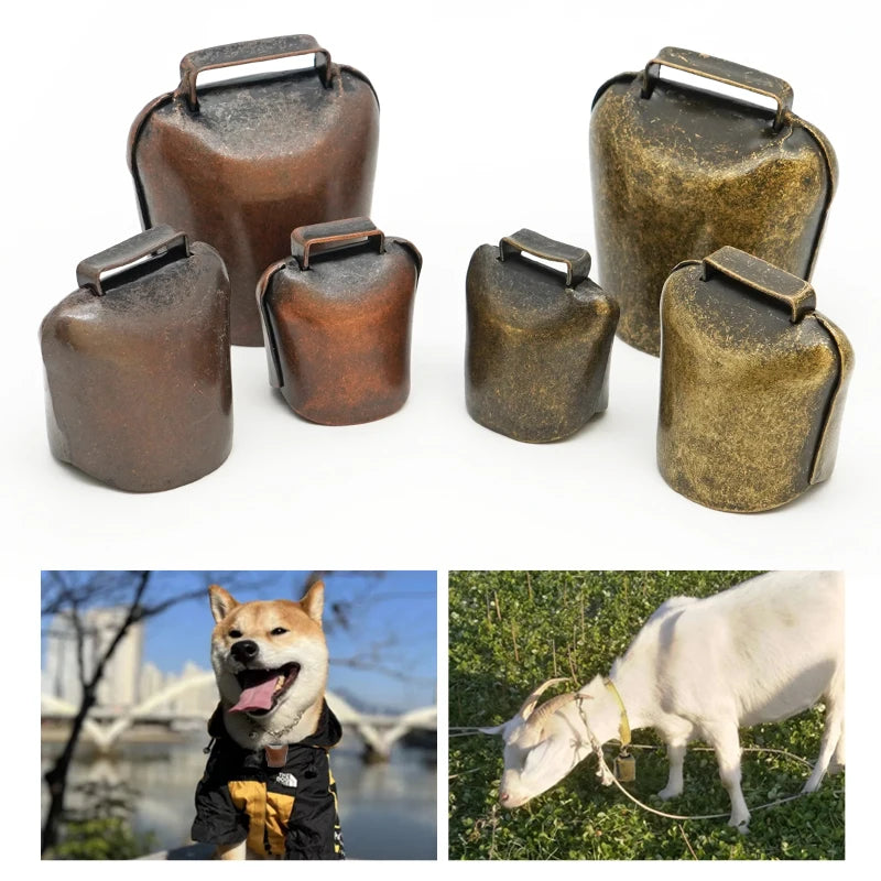 Cow Horse Sheep Grazing Copper Bells Large Thicken Cattle Sheep Copper Bells Loud Crisp Spread Farther Loud Prevent The Loss